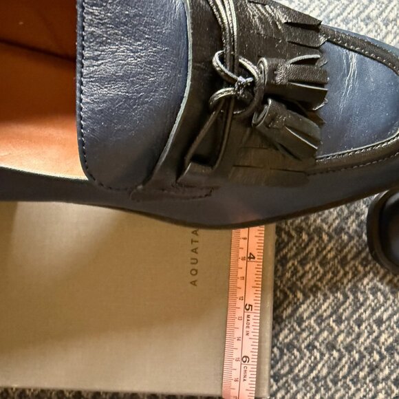 Aquatalia Heeled Loafers Size 8.5 - Picture 3 of 11